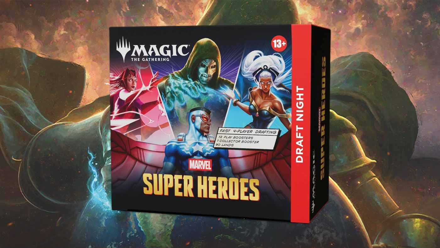 يتم إطلاق مجموعة Magic's New Marvel Super Heroes هذا الشهر، وقد تم خصم صندوق Draft Night Box بالفعل