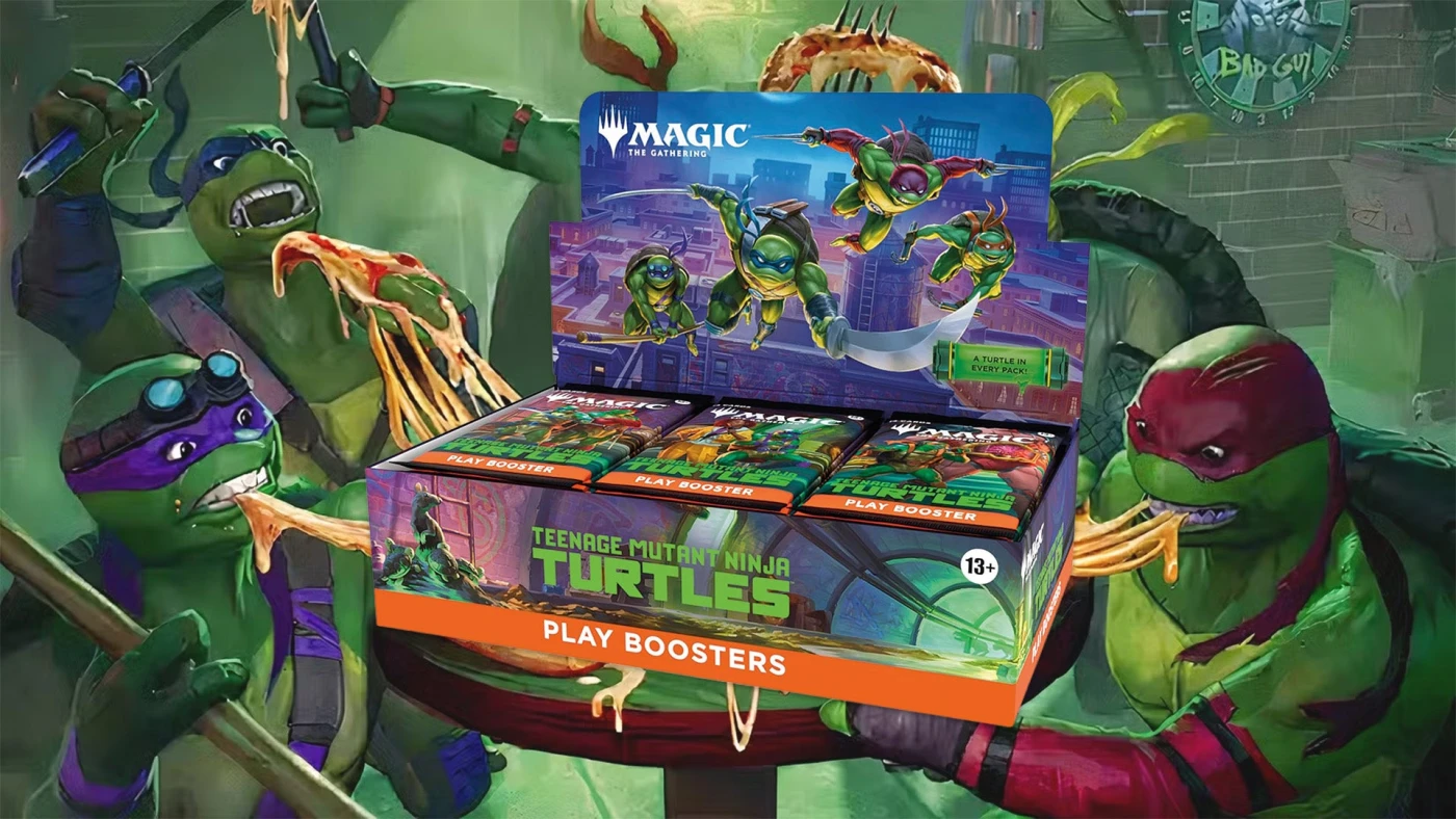 صندوق تعزيز سلاحف النينجا MTG Teenage Mutant Ninja Turtles يحقق أقل سعر على الإطلاق في أمازون