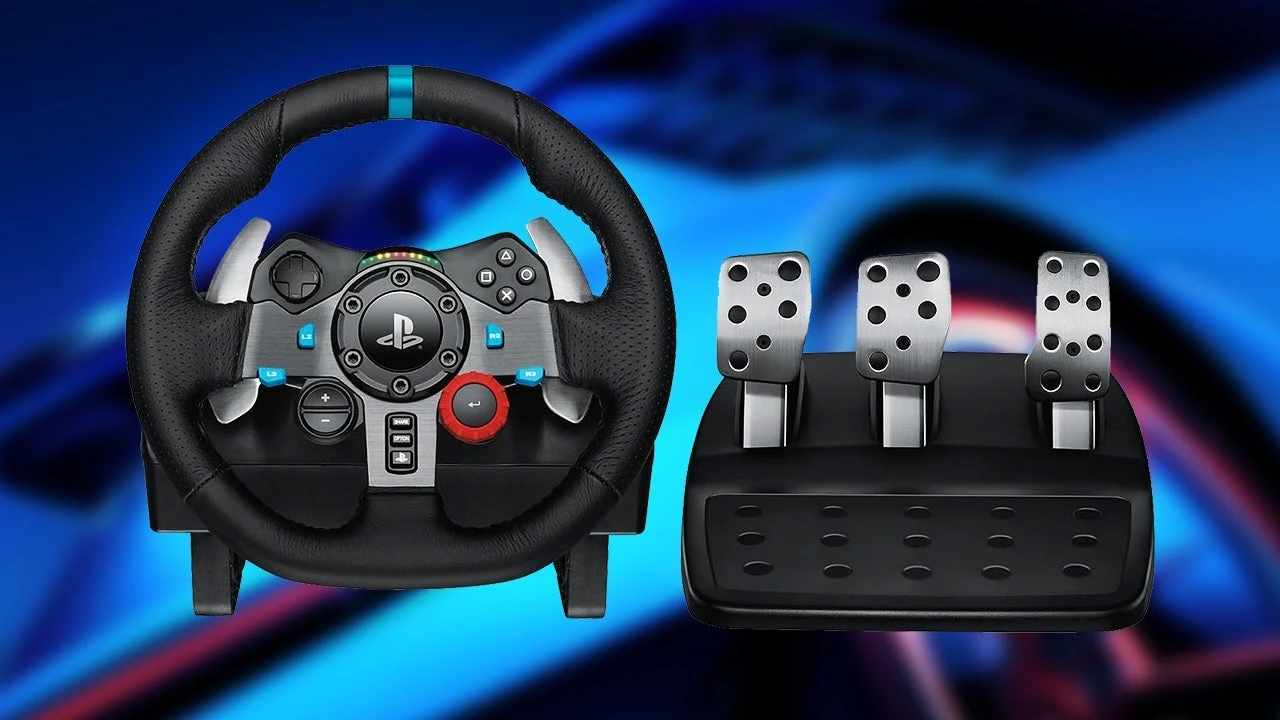 وفر ما يقرب من 60% من مجموعة عجلة السباق والدواسة Logitech G29، المثالية للعبة Forza Horizon 6 على الكمبيوتر الشخصي