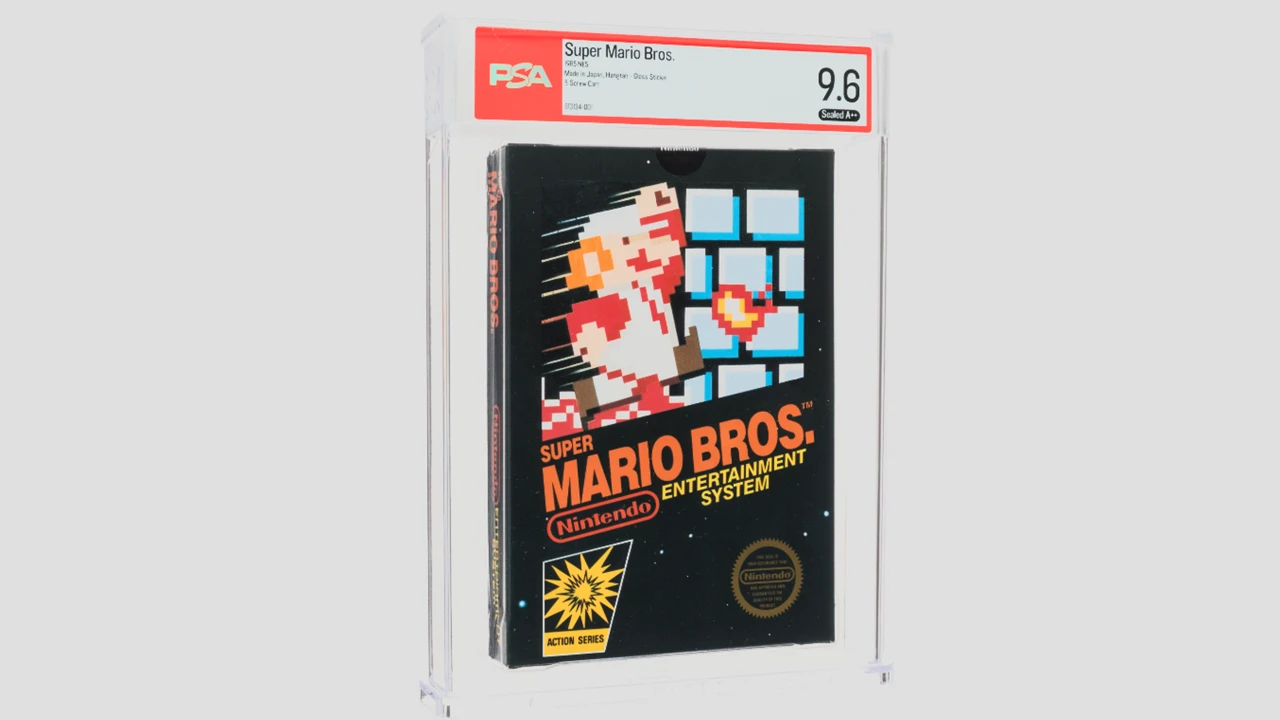 بيع نسخة Super Mario Bros. بمبلغ قياسي قدره 3 ملايين دولار في مزاد علني