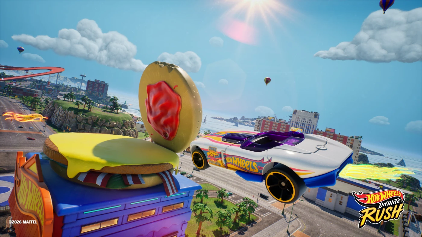 العجلات الساخنة: Infinite Rush تدور حول استكشاف صندوق ألعاب في عالم مفتوح | معاينة IGN