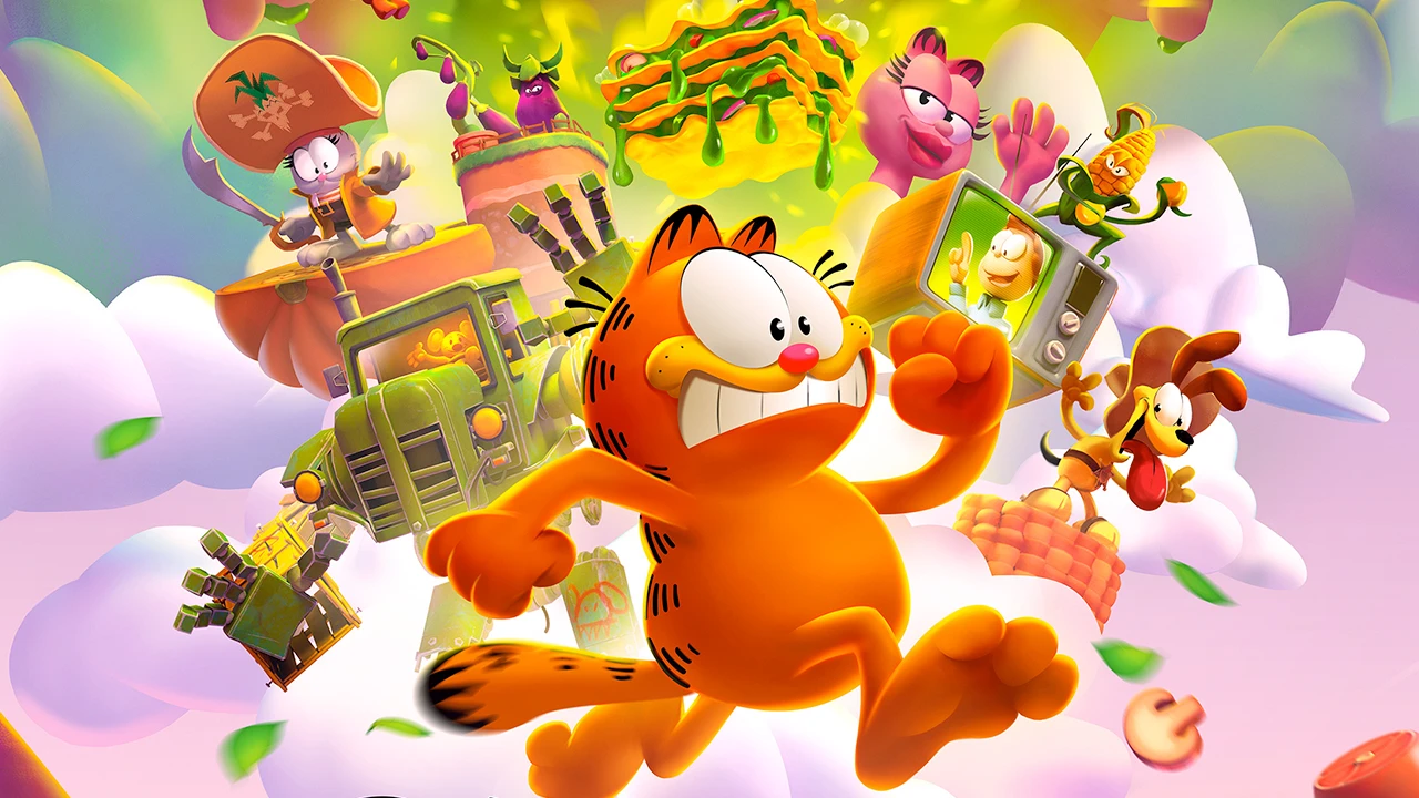 Garfield - العرض الترويجي لأسلوب اللعب في لعبة Escape From Monday يثير رعب "لعنة لازانيا السبانخ"