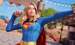 تتفاعل ميلي ألكوك من Supergirl عند رؤيتها لبشرة Fortnite