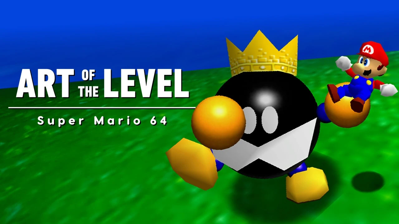 تعد لعبة Bob-omb Battlefield في لعبة Mario 64 هي أهم مستويات المنصات ثلاثية الأبعاد في الألعاب