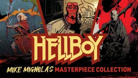 تتضمن مجموعة Hellboy العملاقة هذه أكثر من 100 قصة مصورة كتبها ورسمها مايك ميجنولا